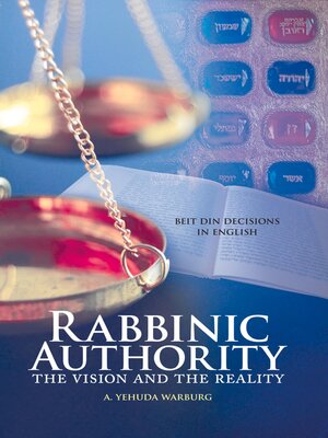 cover image of Rabbinic Authority, Volume 1